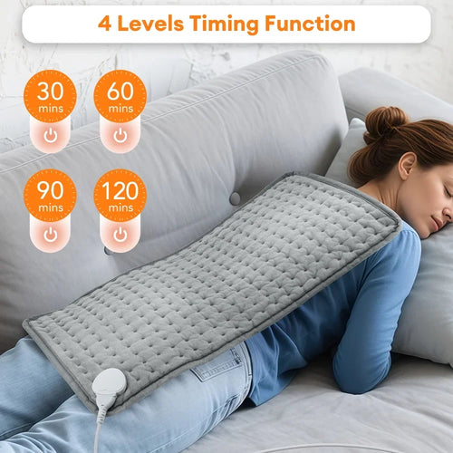 Electric Heating Pads for Back Neck Shoulder Home Office Washable Winter Warm Blanket