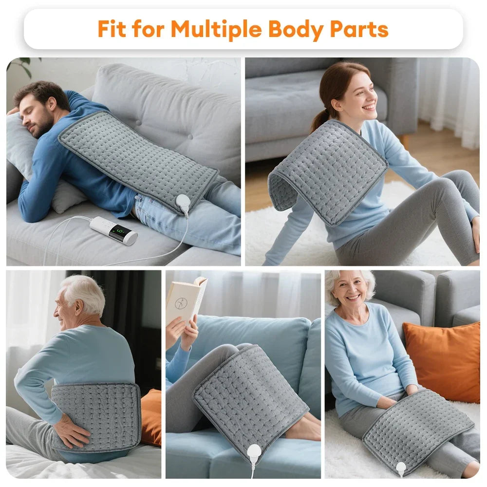 Electric Heating Pads for Back Neck Shoulder Home Office Washable Winter Warm Blanket