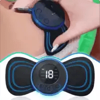 Smart Electric Neck Massager Set Cervical Patch 8 Modes 19 Levels Intensity Portable Home Use Massage Tools for Relieve Fatigue